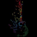 تیشرت Colorful Acoustic Guitar