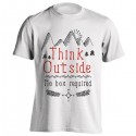 تیشرت Think Outside – No Box Required