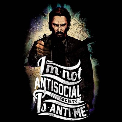 تیشرت John Wick - Society is anti-me