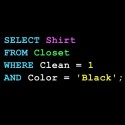 تیشرت Funny SQL design