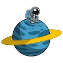 تیشرت Alone astronaut