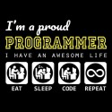 سویشرت هودی I'm proud to be a programmer