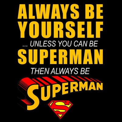 تیشرت آستین بلند Always Be Yourself Unless You Can Be Superman