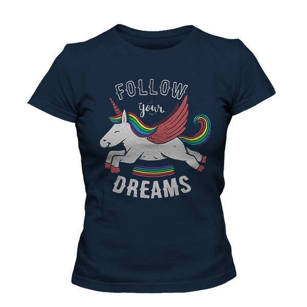 تیشرت دخترانه Follow your dreams