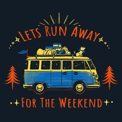 تیشرت دخترانه Let's run away for the weekend