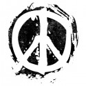 تیشرت نماد صلح طرح Grunge