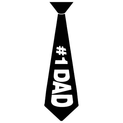 تیشرت هدیه روز پدر طرح Dad Fake Tie