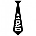 تیشرت هدیه روز پدر طرح Dad Fake Tie