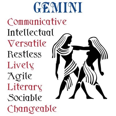 تیشرت متولدین خرداد طرح Horoscope