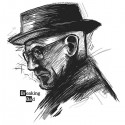 سویشرت هودی ملانژ Walter White Sketch