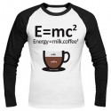 تیشرت آستین بلند رگلان EINSTEIN ENERGY MILK COFFEE