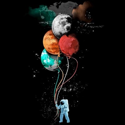 تیشرت آستین بلند THE SPACEMAN'S TRIP