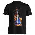 تیشرت Flaming Guitar