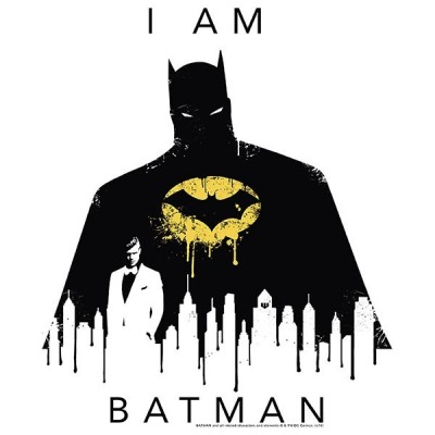 تیشرت آستین بلند رگلان I Am Batman Skyline