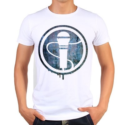 تی شرت موزیک طرح میکروفون