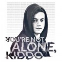 تیشرت آستین بلند Mr. Robot طرح You Are Not Alone