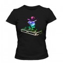 تیشرت دخترانه Rainbow DJ Kitty