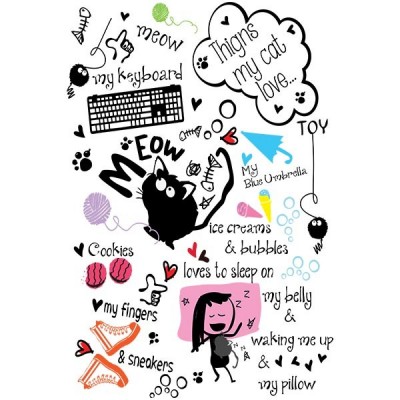 تیشرت دخترانه Things that my cat love