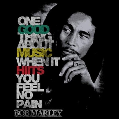 تیشرت آستین بلند Good Music Bob Marley