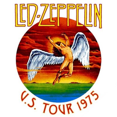 تیشرت آستین بلند Led Zeppelin Men's Icarus 1975 Tie Dye