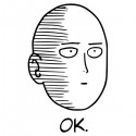 تیشرت One Punch Man Ok Face