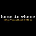 تیشرت HOME IS WHERE LOCALHOST IS