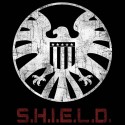 تیشرت آستین بلند Distressed S.H.I.E.L.D Logo