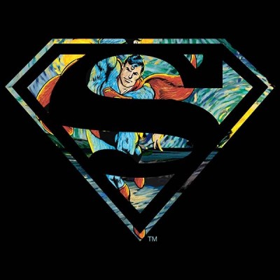 تیشرت Superman Starry Night Logo