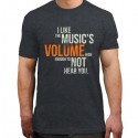 تیشرت ملانژ I like the music's volume high