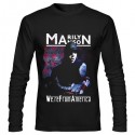 تی شرت آستین بلند Marilyn Manson Star Wall