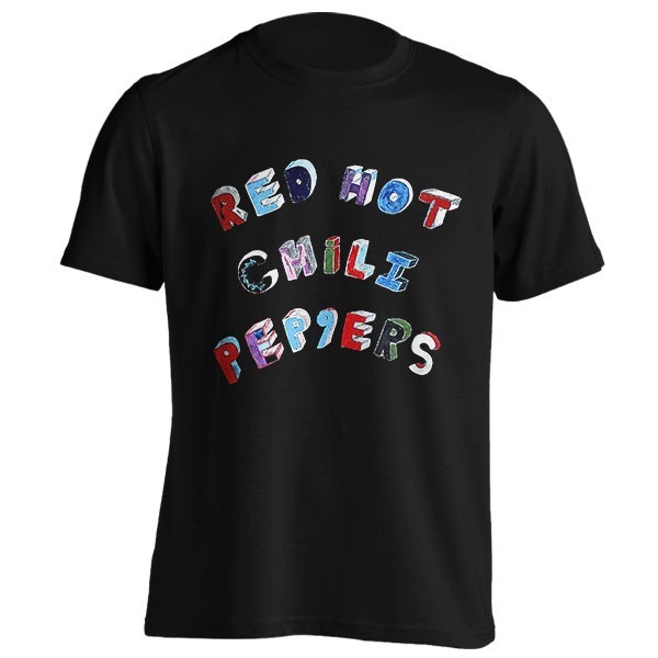 تیشرت Colorful Block Letters Red Hot Chili Peppers