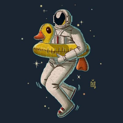 تیشرت Space swimming