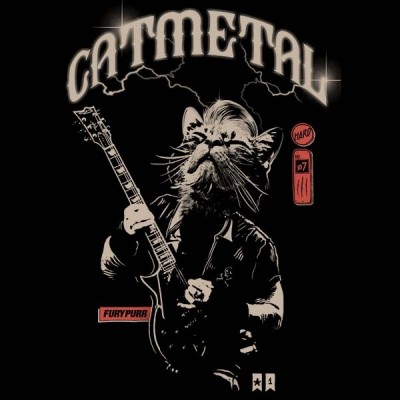تیشرت دخترانه Catmetal