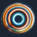 تیشرت ملانژ Abstract colorful circle