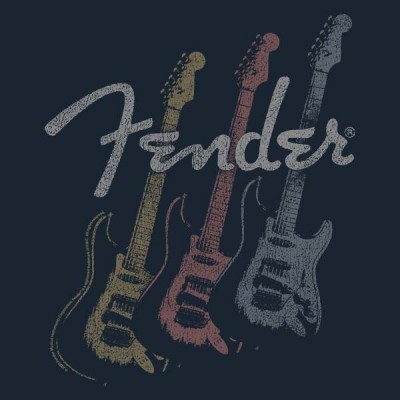 تیشرت ملانژ Fender Triple Fret