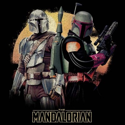 تیشرت ملانژ Star Wars Mandalorian Boba Fett