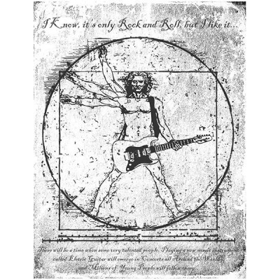 تیشرت Da Vinci Guitar Perfect Musician