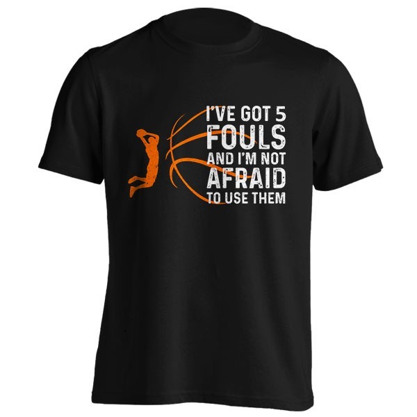 تیشرت بسکتبال طرح Funny Basketball Player